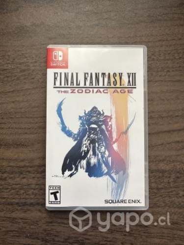 Juego Final Fantasy XII Nintendo Switch