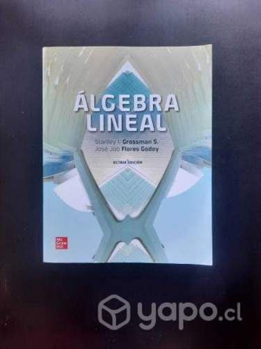 Libro de Álgebra Lineal en Perfecto Estado