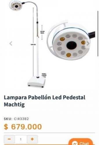 Lámpara pabellón dental dentista cirugía