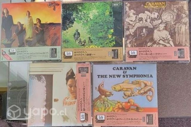 Colección Caravan 5 mini LP Japoneses (Rock Prog)