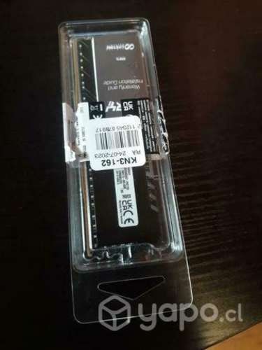 Kinston Fury tarjeta ram rgb 8gb ram Ddr4