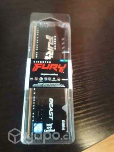 Kinston Fury tarjeta ram rgb 8gb ram Ddr4