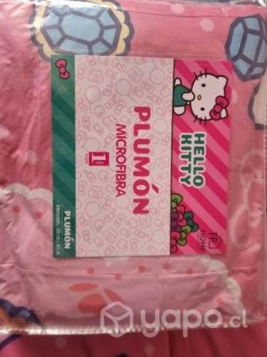 Plumones microfibra plaza y media