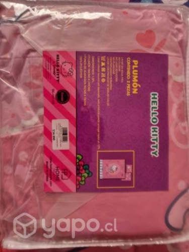 Plumones microfibra plaza y media