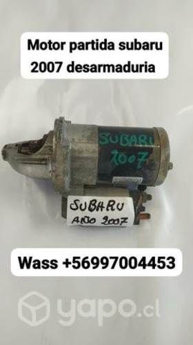 Motor de partida Subaru