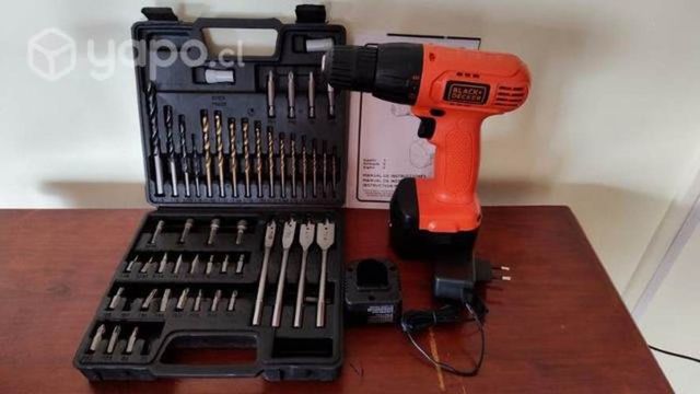 Taladro más accesorios