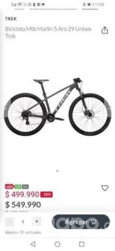 Bicicleta trek buen precio