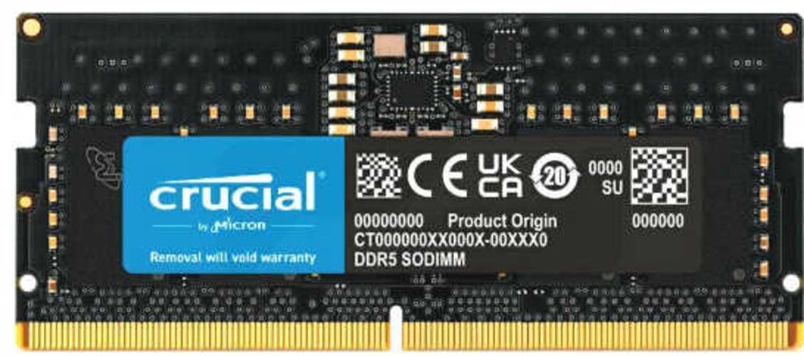 Memoria Notebook 16GB SoDimm DDR5 4800MHz