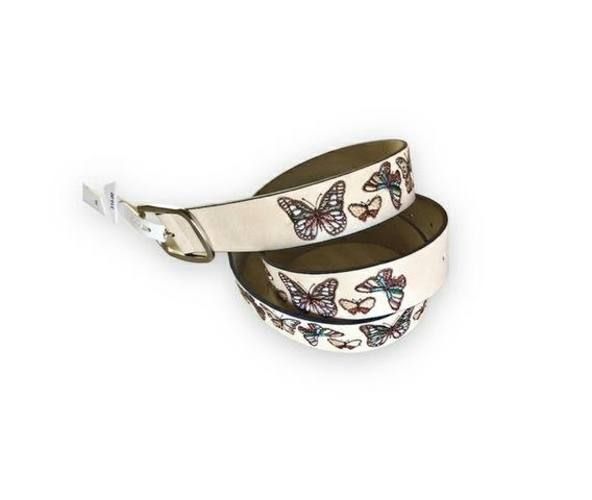 Cinturón Bordado Mariposas Estilo Y Nuevo Talla XL