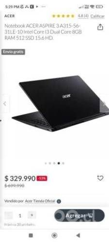 Notebook acer