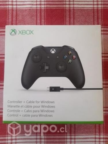 Control Inalámbrico XBOX + cable para Windows