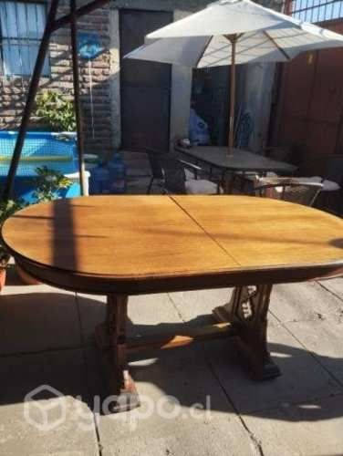 Mesa de comedor madera antigua