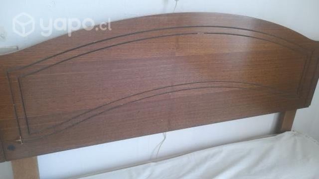 Base + respaldo cama 2 plazas