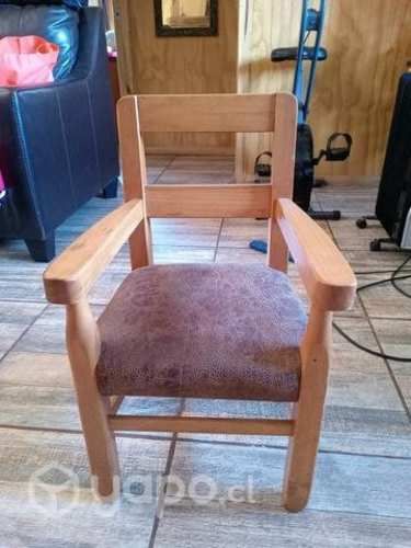 Sillas niños madera
