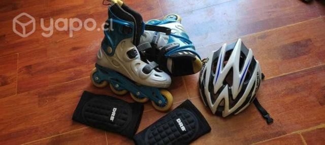 Patin Hondar Celeste (N°42) + accesorios