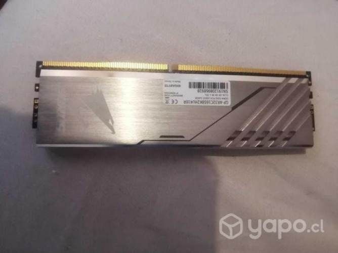 Ram 2x8 gb Ddr4 a 3200 mhz