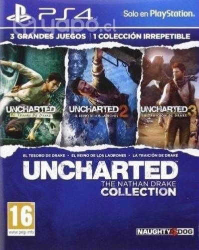 Uncharted Collection 3 JUEGOS EN 1 PS4 Nuevo