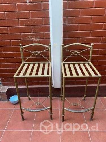 Sillas terraza estilo etrusco