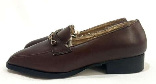 Zapato De Cuero Marca Myriam N*35 Café