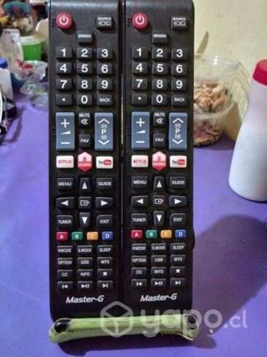 2 cotroles remotos de smart tv MASTER-G nuevos