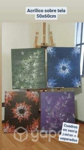 Cuadros 60x50 acrilico sobre tela