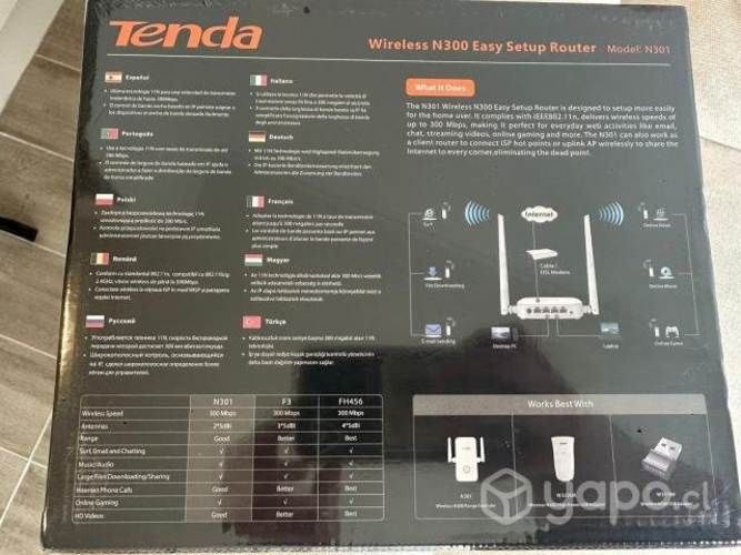 Wireless N300 Easy Setup Router Model: N301