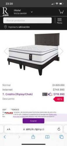 Cama King Flex