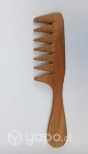 Peine De Madera Para Cabello Rizado