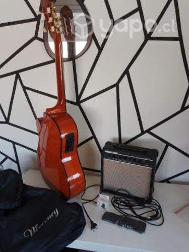 Guitarra electroacustica mercury /amplifi nueva