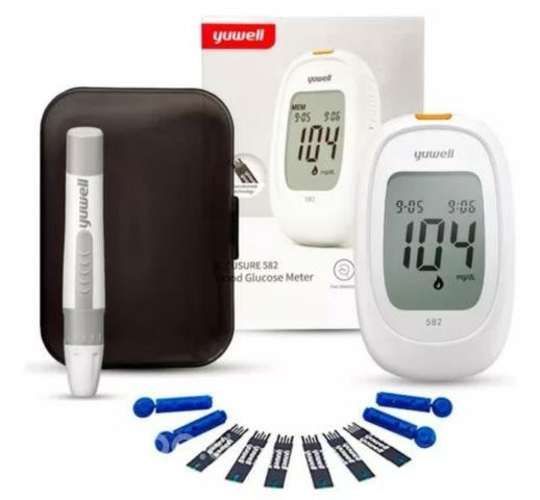 Medidor De Glicemia Glucómetro 50 Cinta 50 Lanceta