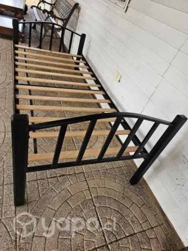 Cama 1 Plaza metalica
