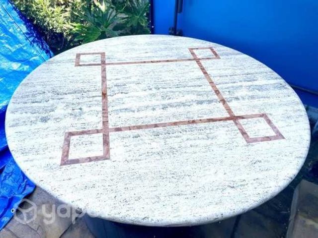 Mesa mármol redonda 120 cms diámetro