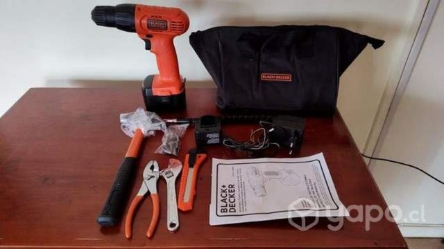 Taladro más accesorios