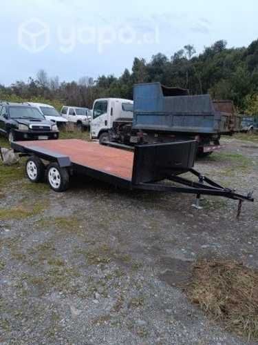 Carro arrastre dos ejes