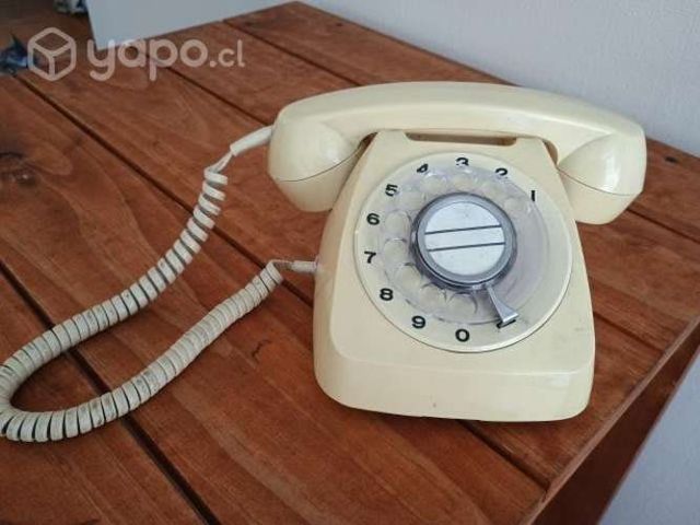 Teléfono de disco adorno