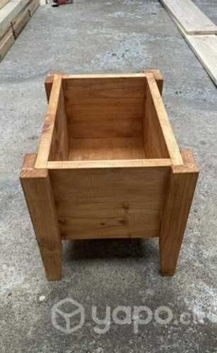 Macetero madera