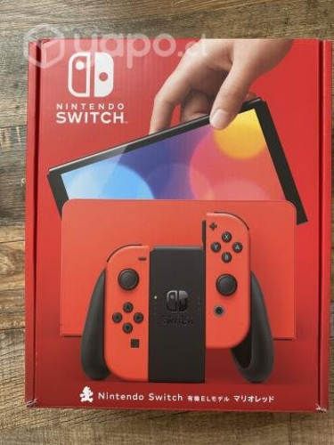 Nintendo switch oled edición Mario Red