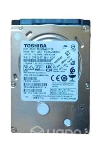 Disco Duro HHD reacondicionados Toshiba y Western