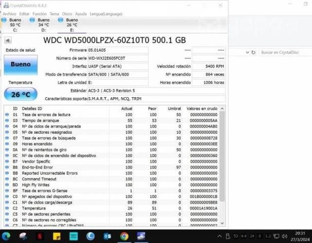 Disco Duro HHD reacondicionados Toshiba y Western
