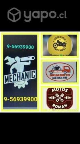 Grúa moto rescate, mecánica MOTOS