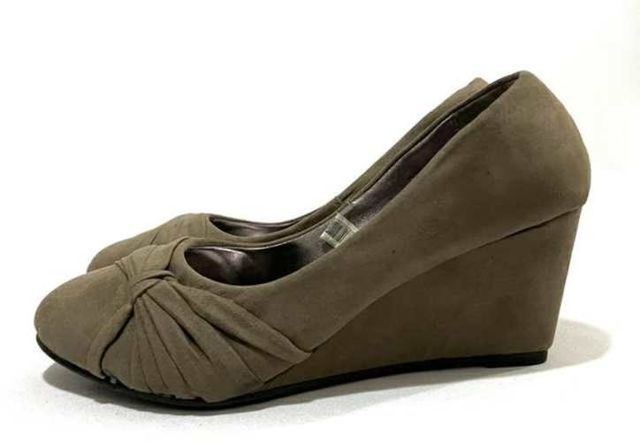Zapato Taco Chino 100% Textil N*35 Dom Café