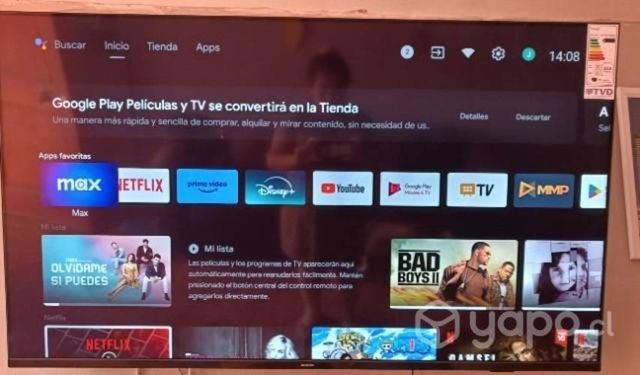 Smart TV Philips de 55 Pulgadas (poco conversable)