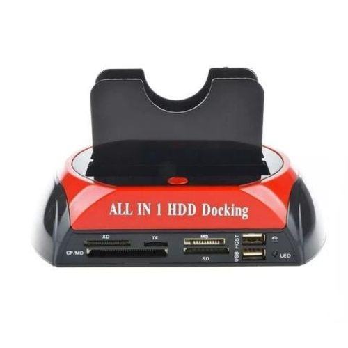 Base Docking Para Disco Duro 2.5-3.5'' Sata Hdd/ss