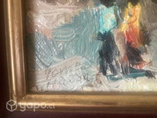 Cuadro original Gómez Hassan. Conversable