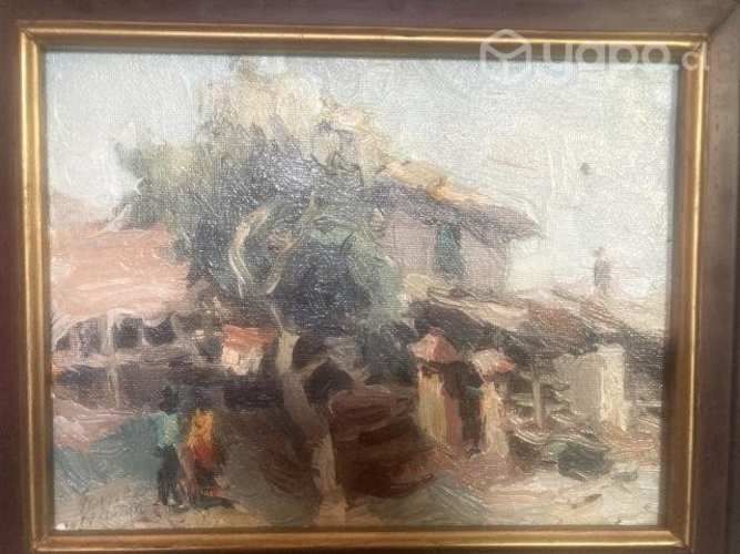 Cuadro original Gómez Hassan. Conversable