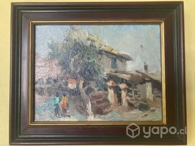 Cuadro original Gómez Hassan. Conversable