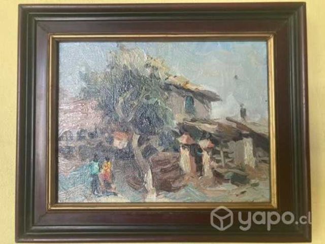 Cuadro original Gómez Hassan. Conversable