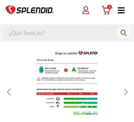 calefont Splendid 8L NUEVO 100.000