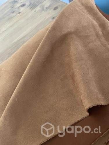 Tela gamuza café x7,5 mt