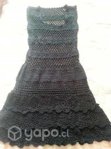 Vestido tejido a crochet